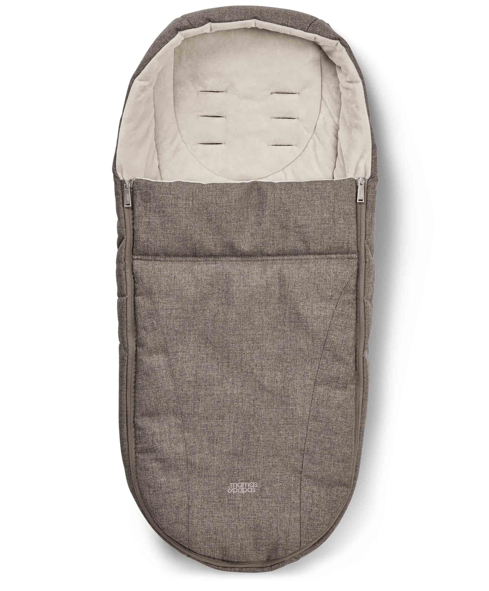 mamas and papas footmuff grey