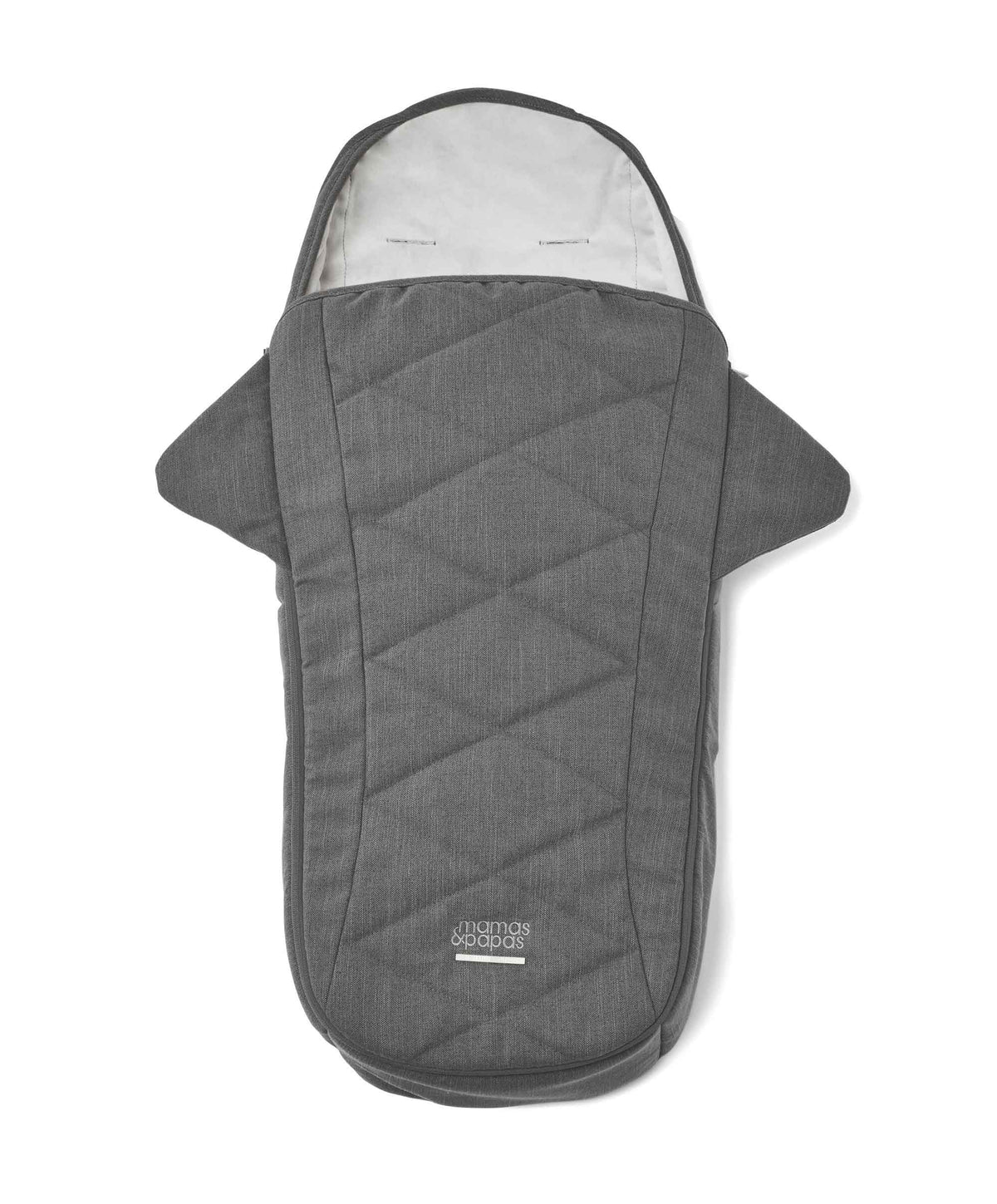 mamas and papas footmuff grey