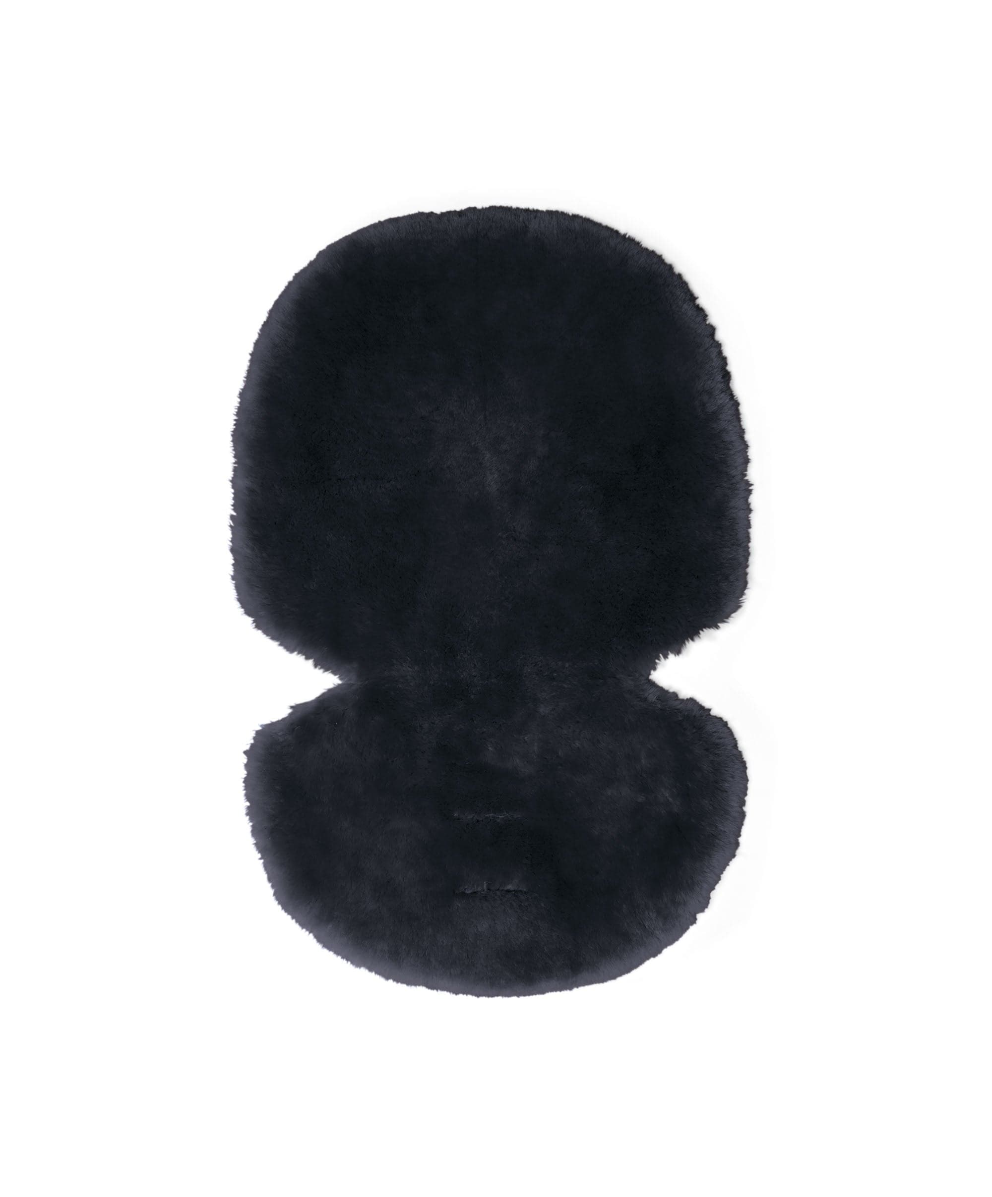 Luxury Sheepskin Pushchair Liner - Black