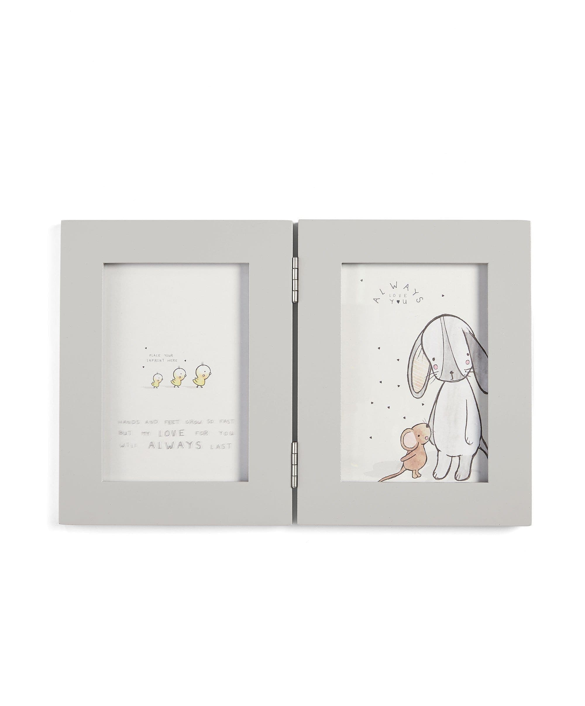 Baby Foot and Handprint Frame Kit - Always Love You