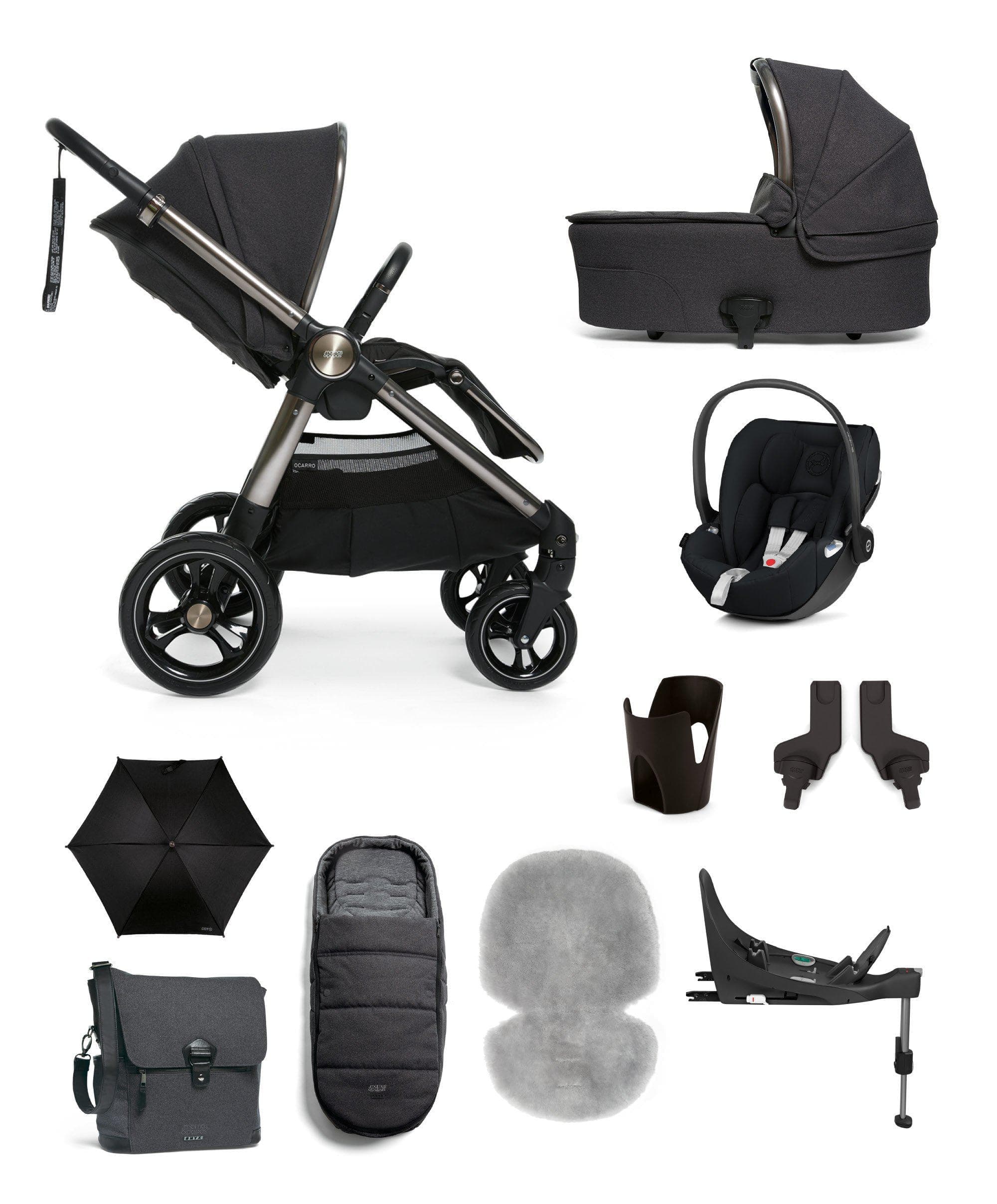 ocarro pushchair onyx