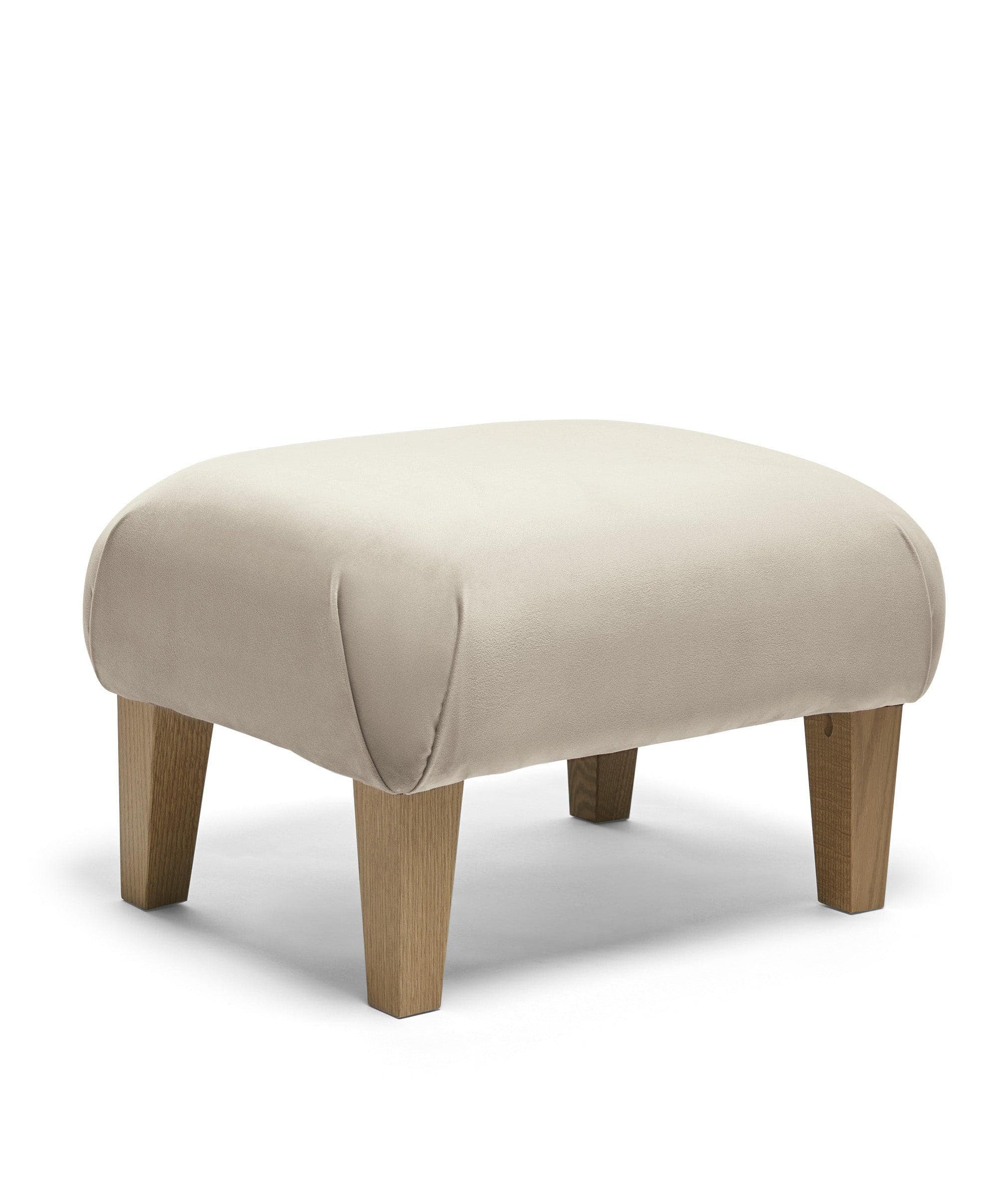 Hilston Footstool In Stone