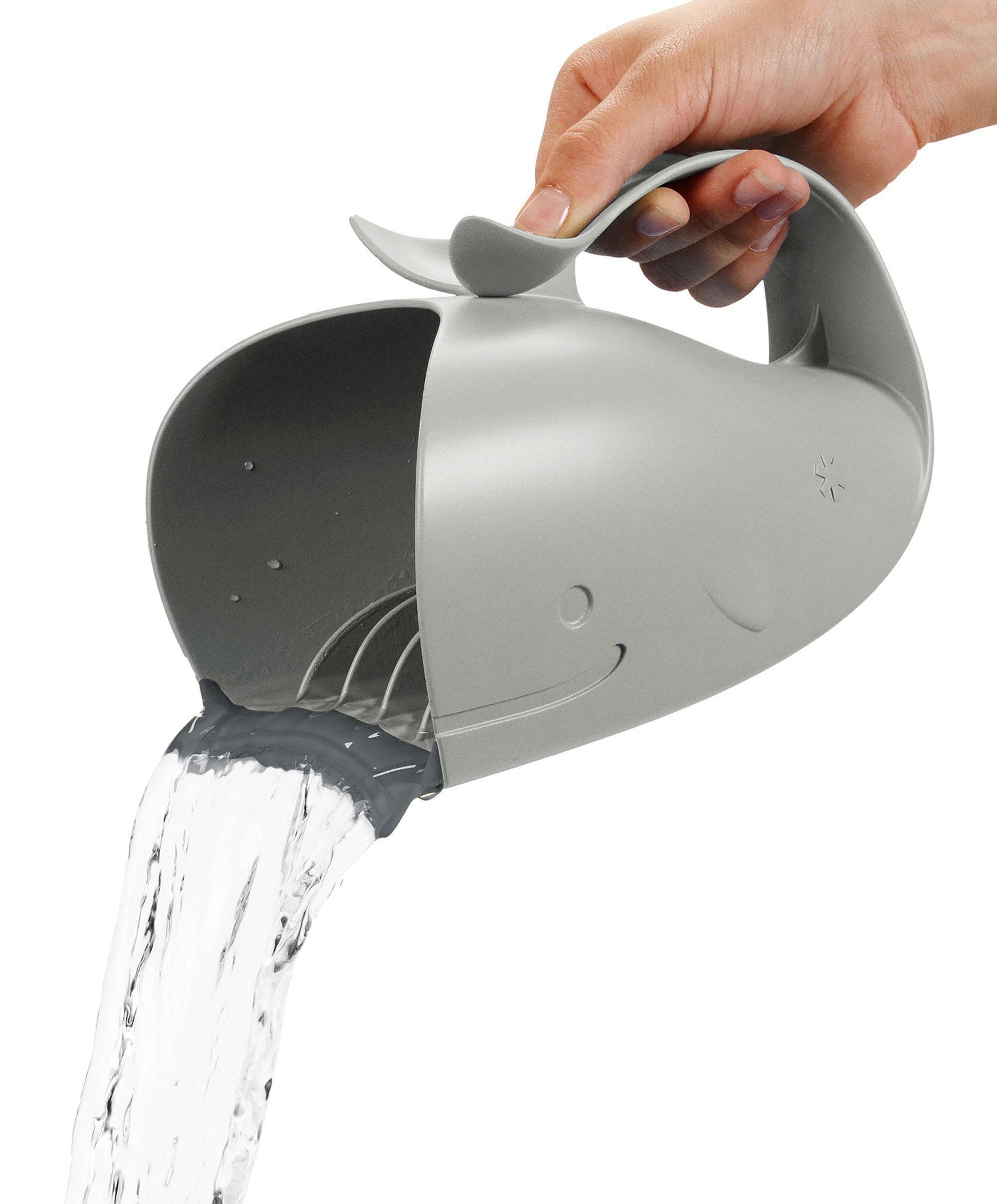 Moby Waterfall Rinser Bath Toy - Grey