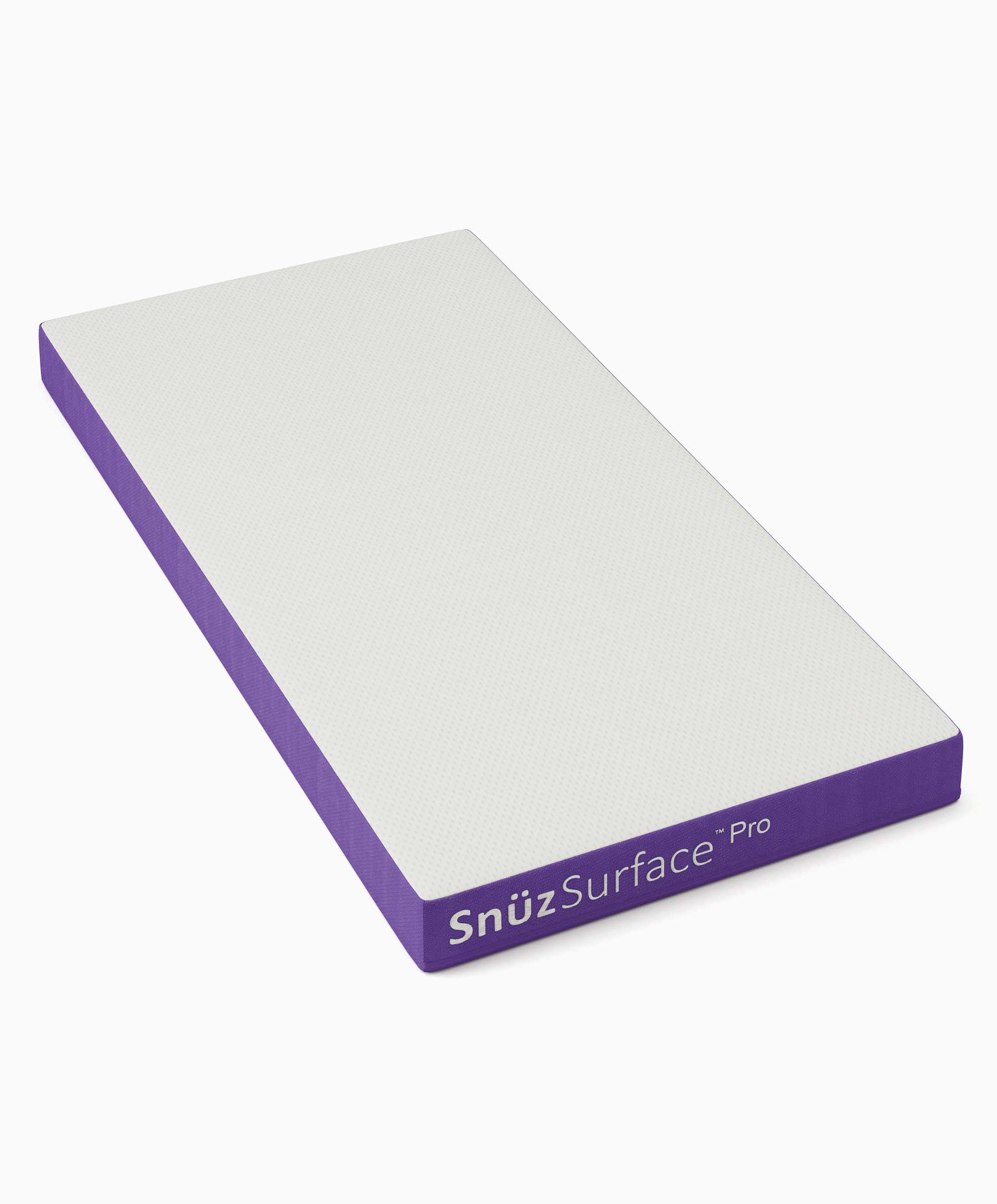 SnuzSurface Pro Cotbed Mattress - White/Purple