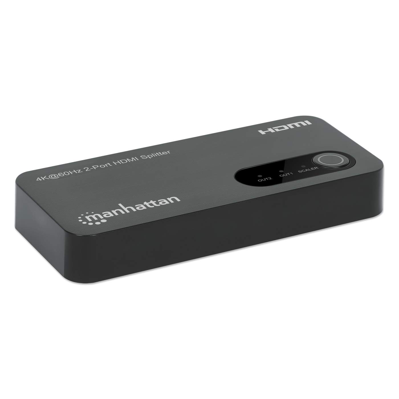 HDMI Switch 4K 60Hz med 60CM fast HDMI-kabel, PORTTA Bi-Directional 2 in 1  Out HDMI 2.0 Switcher Box Hub 1 in 2 Out HDMI Splitter Support HDR10