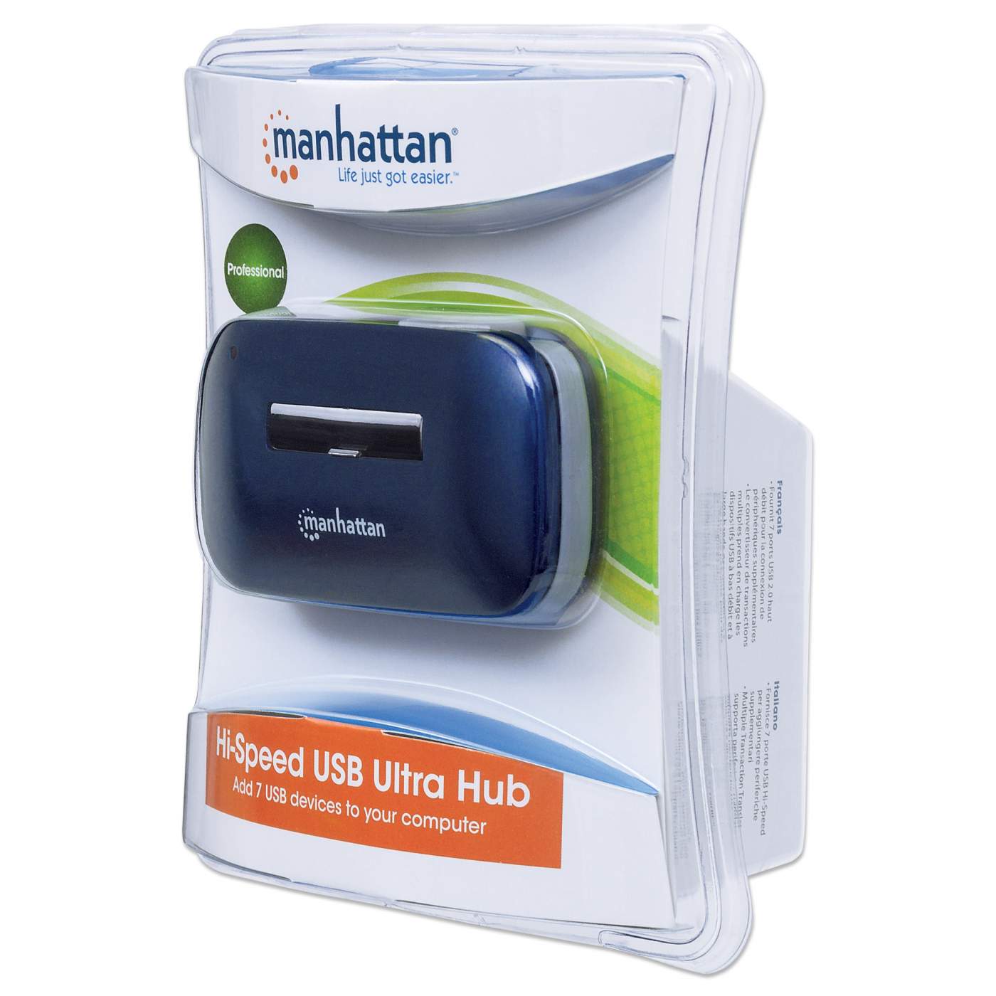 Manhattan Hi-Speed USB Desktop Hub (161572)