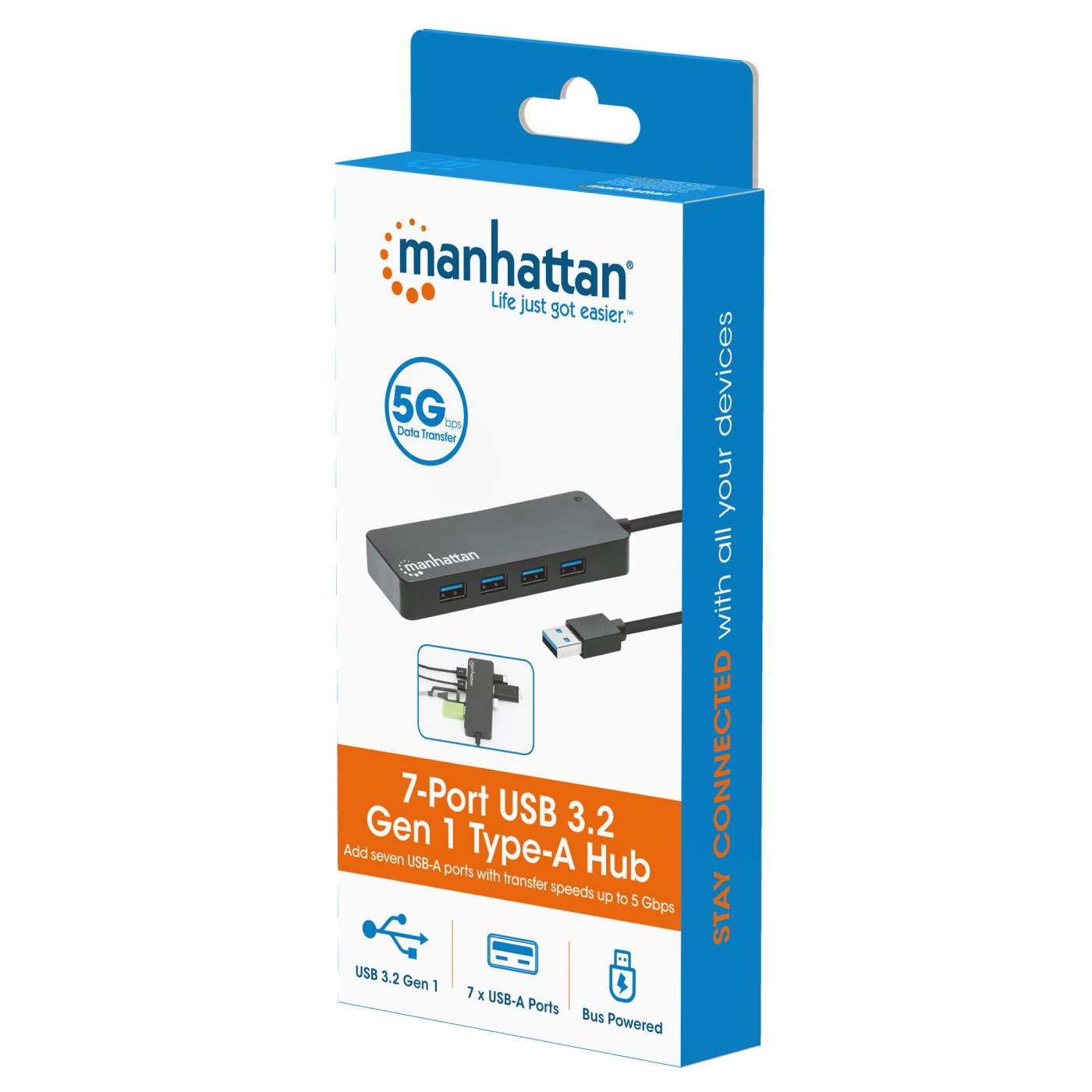 Manhattan Adaptador de USB Tipo C a Red Gigabit (507585)