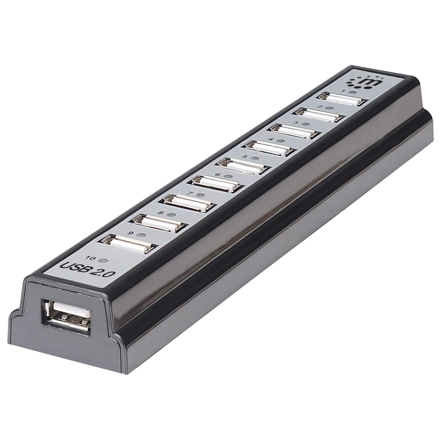 YHL4111003A@10 ports Hi-Speed USB 2.0 moyeu Hub + adaptateur