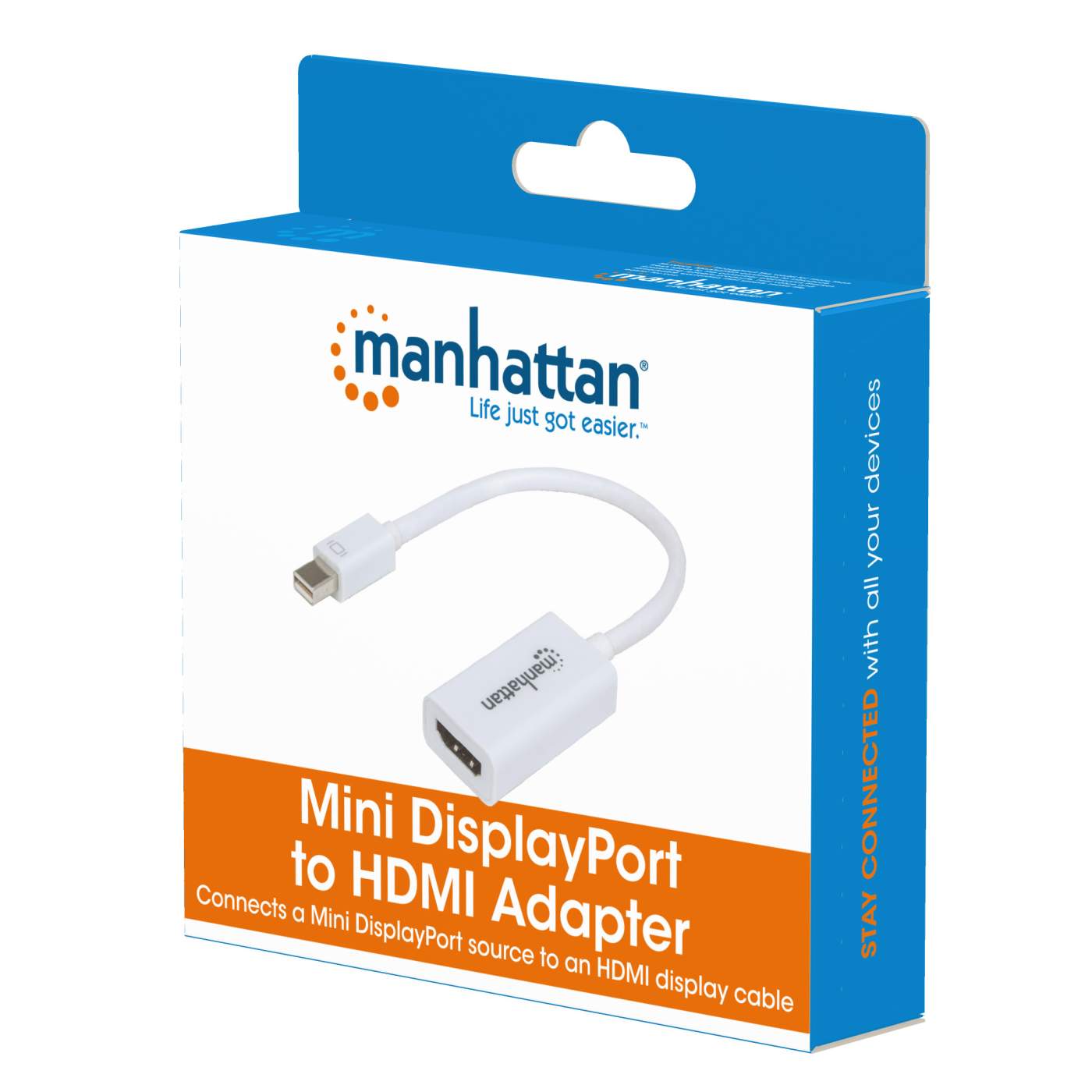 Câble Mini DisplayPort vers HDMI 2.0, Mini DP vers HDMI, Câble 4K @ 60Hz,  1819 pour Microsoft