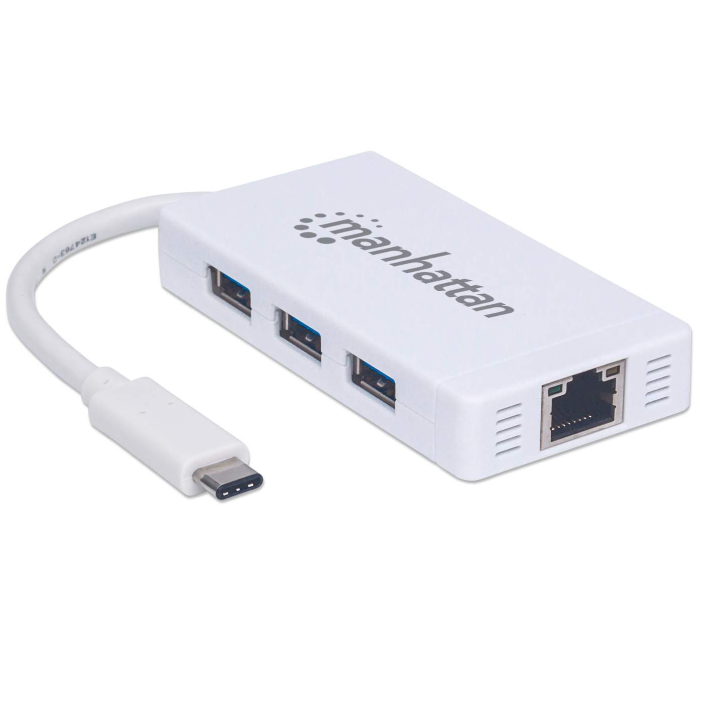 Manhattan 4-Port USB 3.2 Gen 1 Hub (USB-C to USB-A) 164924 - The Home Depot