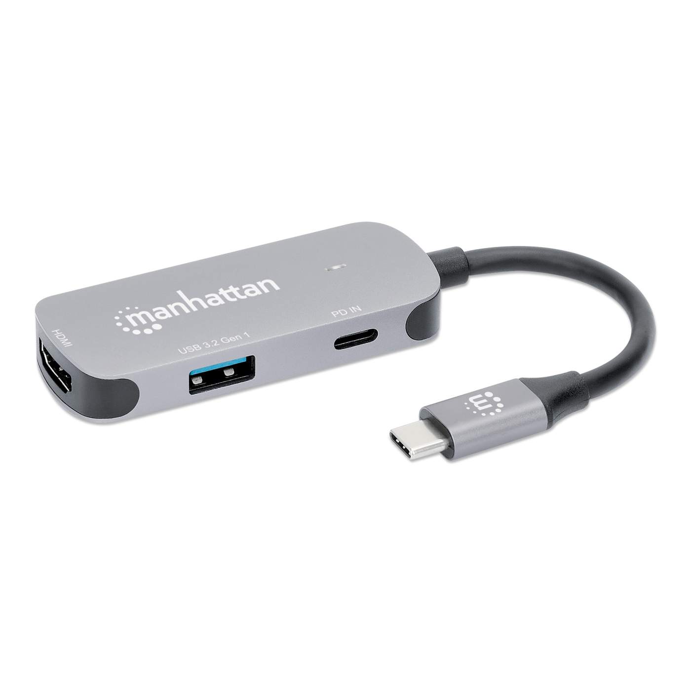 Manhattan Hub USB-C 3.1 Type-C SuperSpeed Génération 1 avec alimentation  électrique (163552)