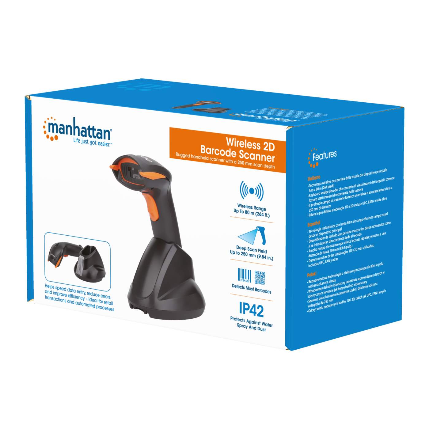 Manhattan Long Range CCD Barcode Scanner (460835)