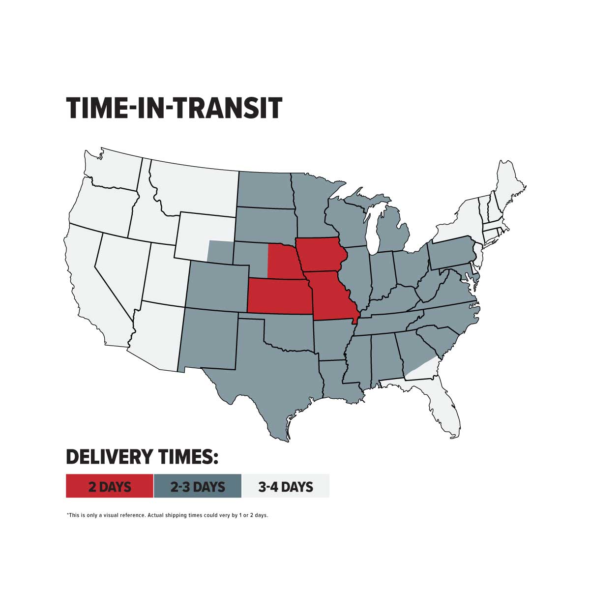 Shipping Time Map