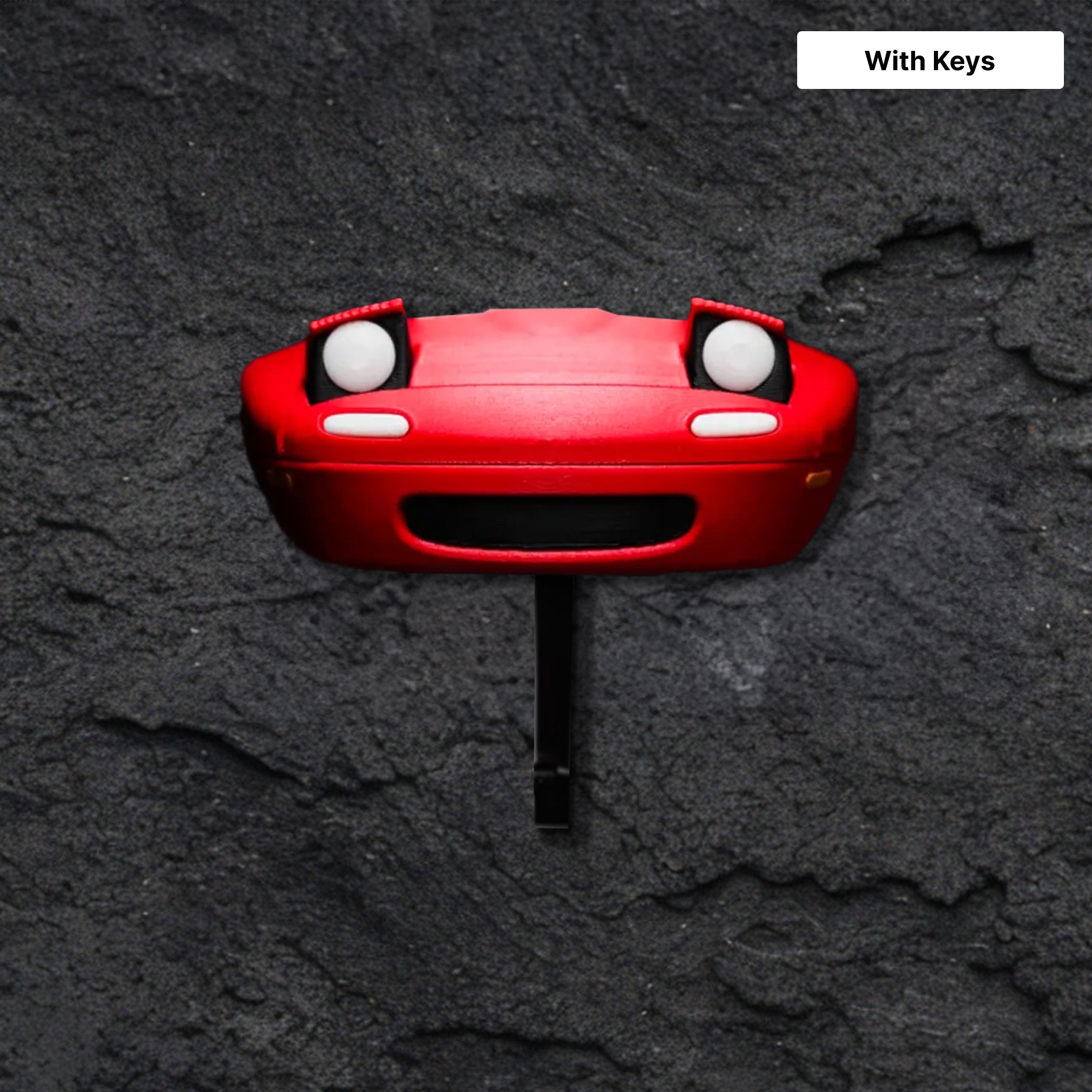 Red Mazda MX-5 Key Holder with Headlight Pop Up - Trottlelinks product image