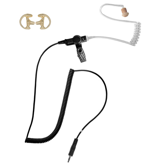 Police Radio Earpiece /1 Pin Listen Only Acoustic Tube - Temu