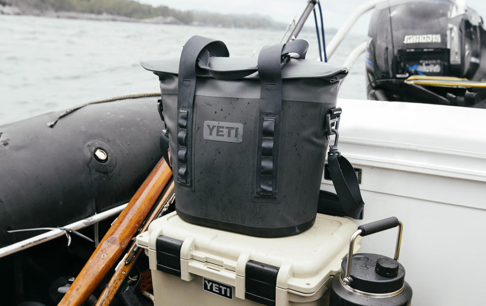 YETI Hopper M15 on a boat