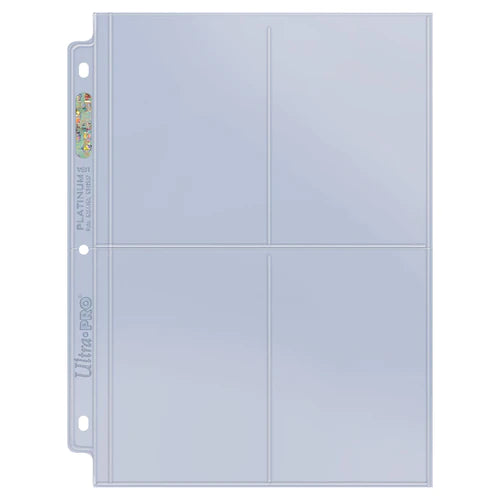  Ultra Pro 8-Pocket Platinum Page with 3-1/2 X 2-3/4