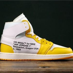 aj1 off white yellow