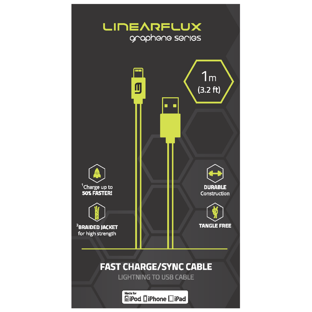 Graphene Series - Ultra High Speed - Apple Lightning Cable | LINEARFLUX