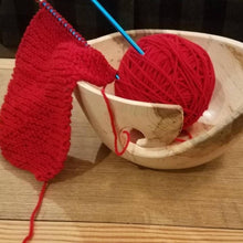 Load image into Gallery viewer, Wooden Yarn Bowl | Authentic, Wooden Yarn Bowl, Holder | Gift For Knitting &amp; Crochet - Wooden Yarn Holder

