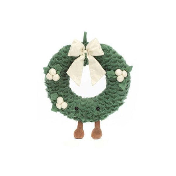 のほつれ JELLY CATAmuseable Wreath 27cm LITTLE クリスマスリース (JELLYCAT/ぬいぐるみ