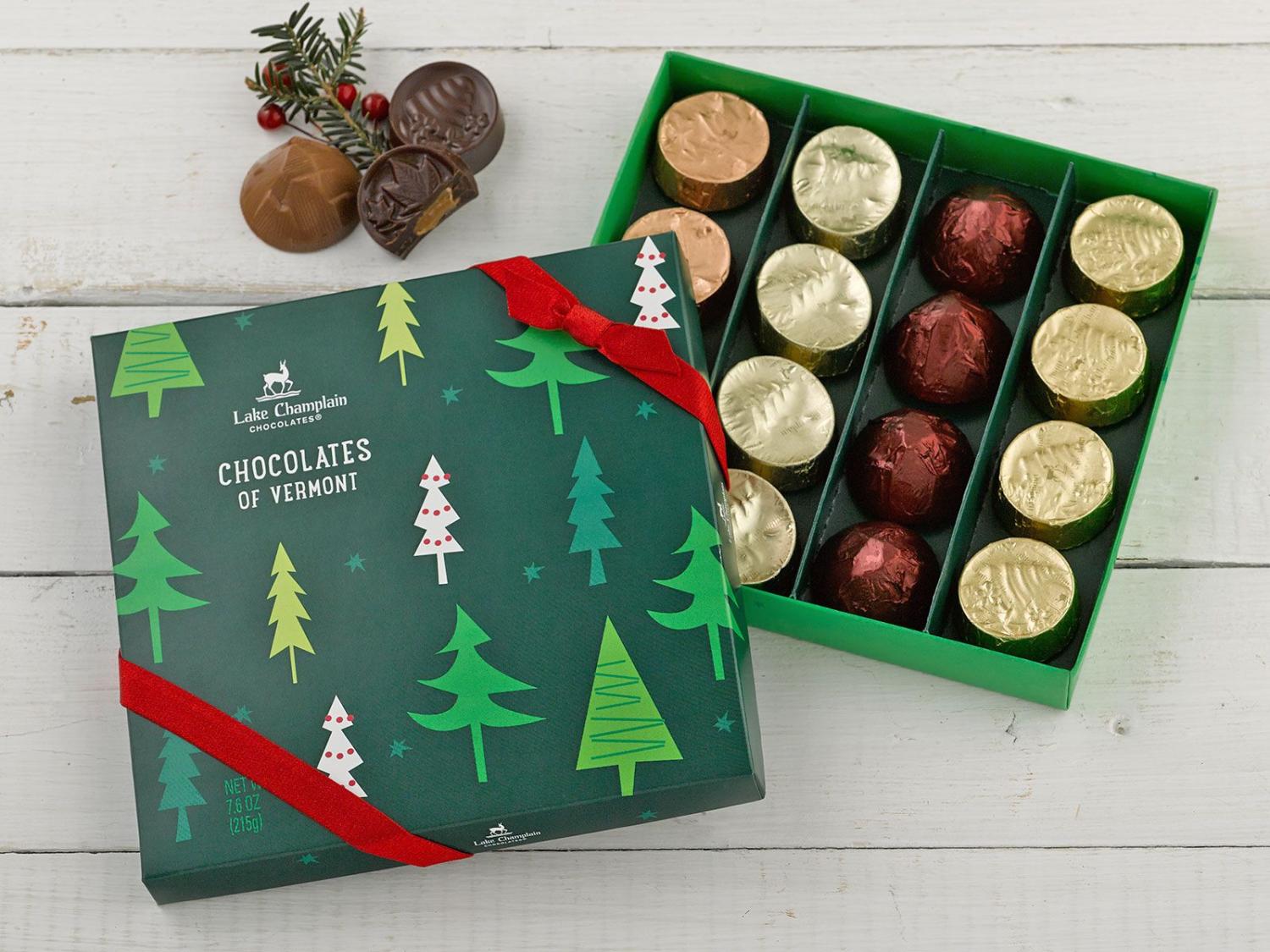 Lake Champlain Chocolates Holiday Chocolates of Vermont Pearl Grant