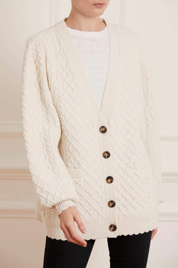 t&s by thread & supply ladies plush cardigan