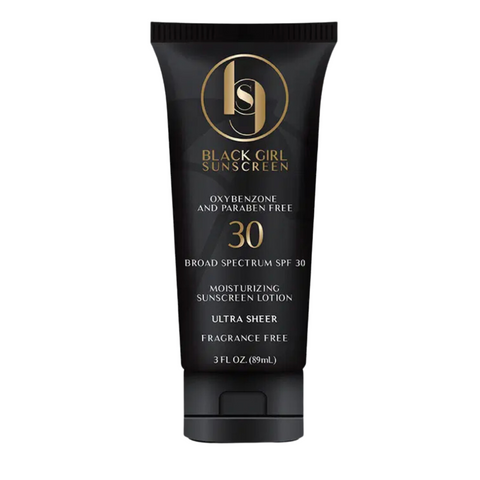 black girl sunscreen SPF 30