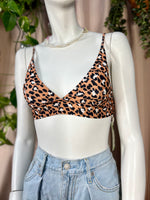 Cheetah Romwe Bikini Top, M