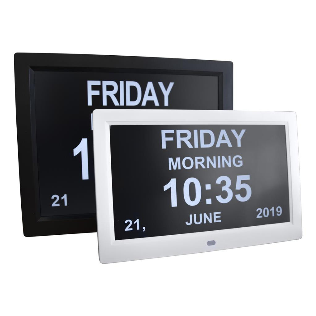 10" DIGITAL LED CALENDAR DAY CLOCK — Open Mobility