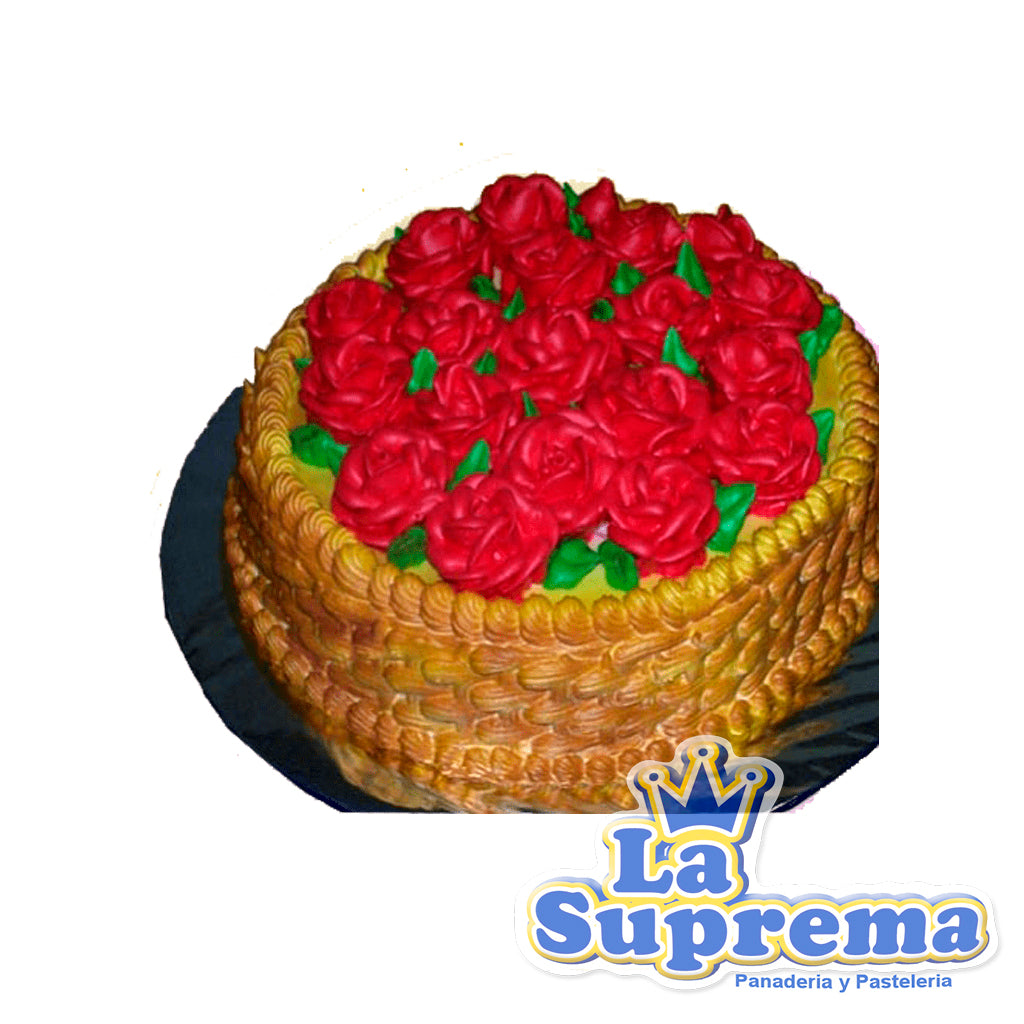 Panadería y Pastelería La Suprema - Pastel - Canasta de Rosas