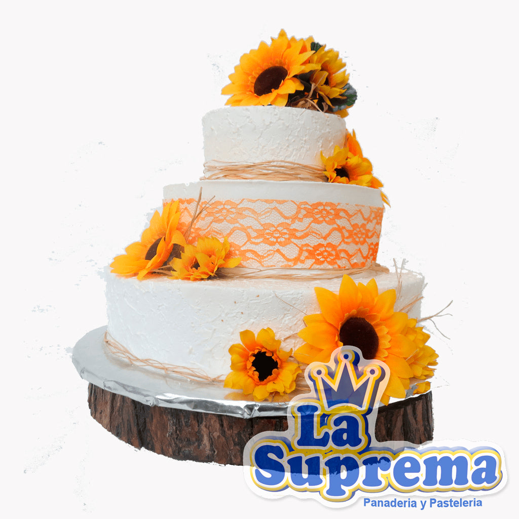 Panadería y Pastelería La Suprema - Pastel - Daisy Girasoles