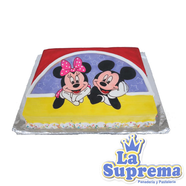 Panadería y Pastelería La Suprema - Pastel - Minie y Mickey juntos