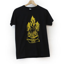 Load image into Gallery viewer, Skatekamp shirt black/yellow
