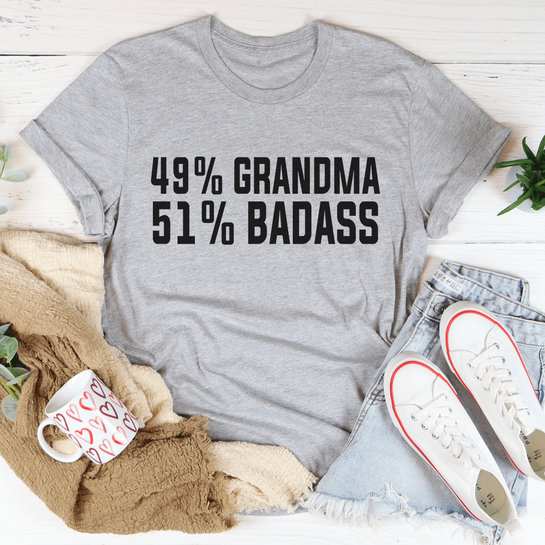 49% Grandma 51% Badass Tee - Unisex/Women