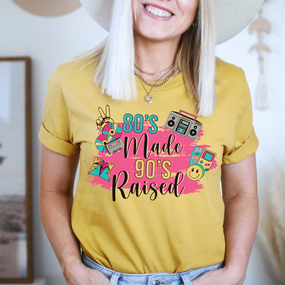 80's Made 90's Raised Tee - Unisex/Women