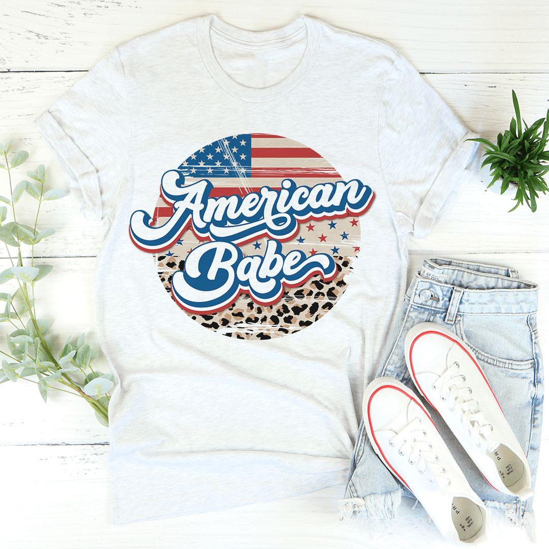 American Babe Leopard Tee - Unisex/Women