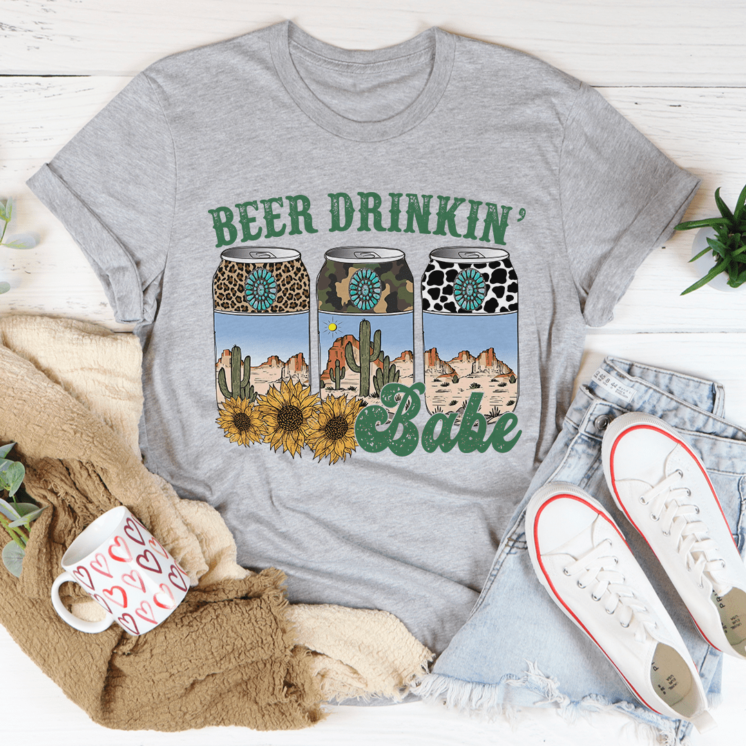 Beer Drinking Babe Tee - Unisex/Women