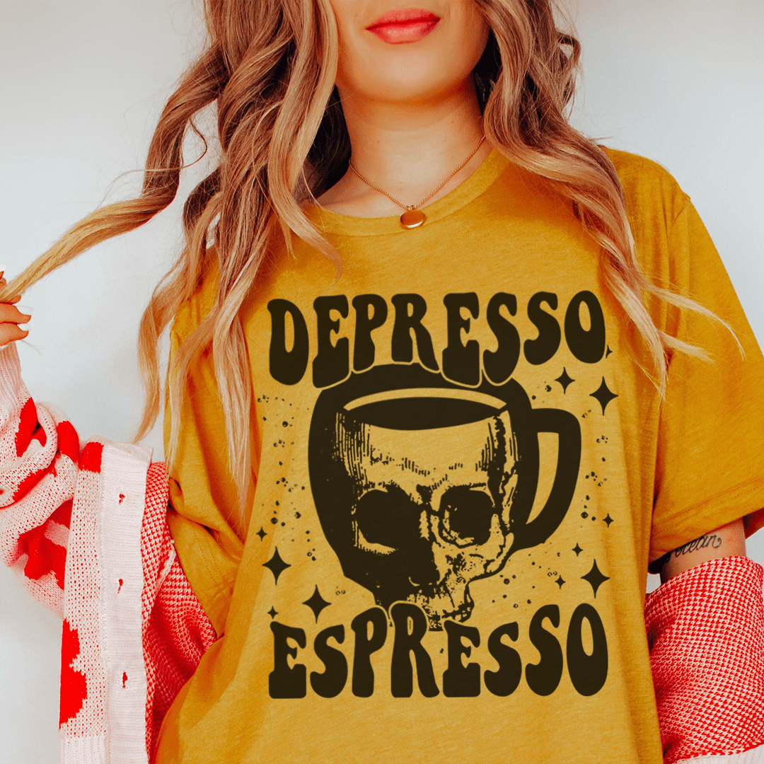 Depresso Espresso Tee - Unisex/Women