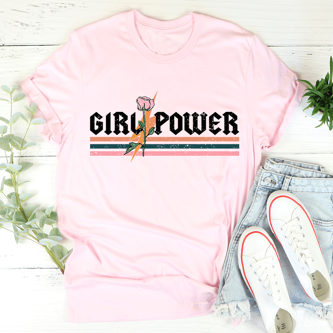 Girl Power Rose Tee - Unisex/Women