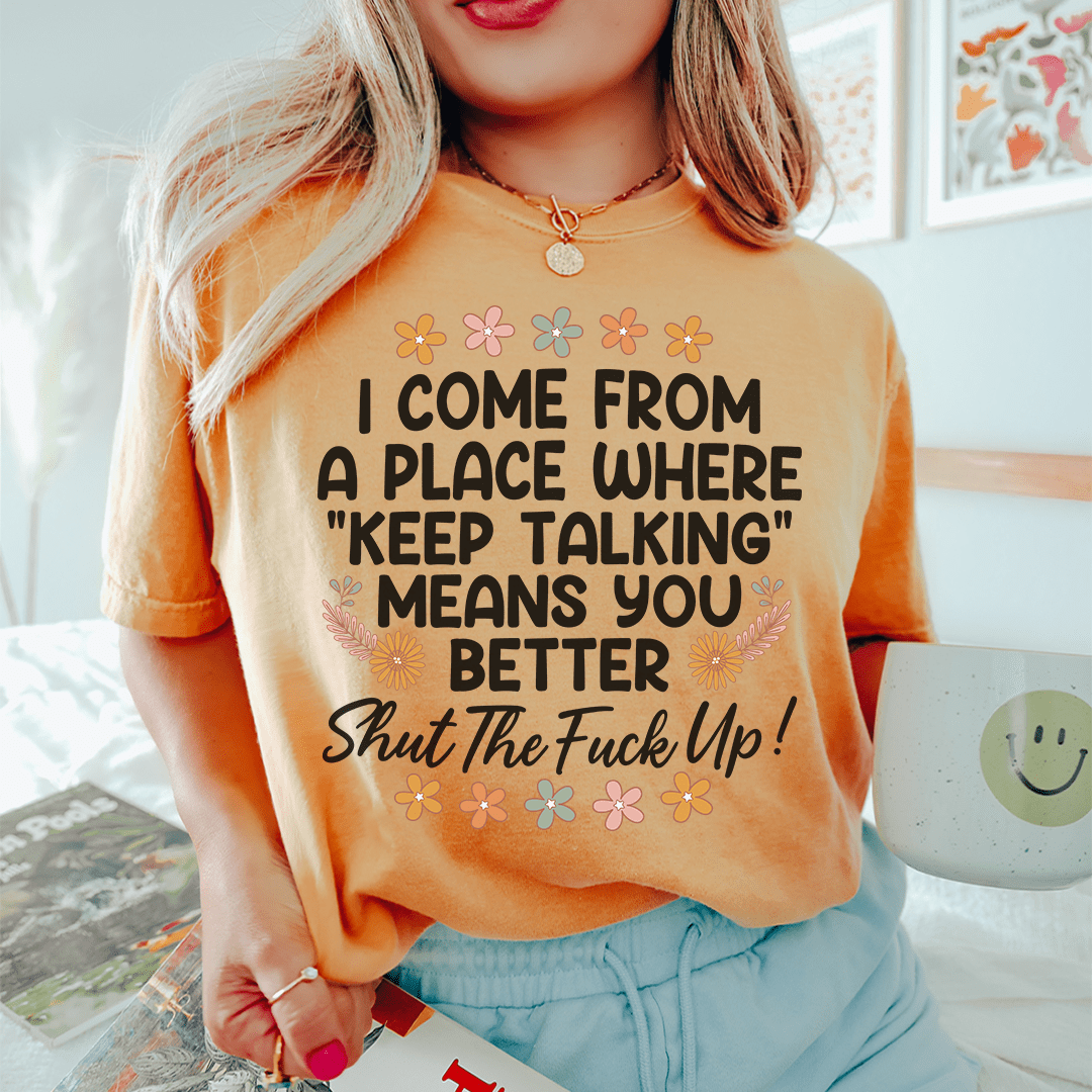 Keep Talking Tee - Unisex/Women