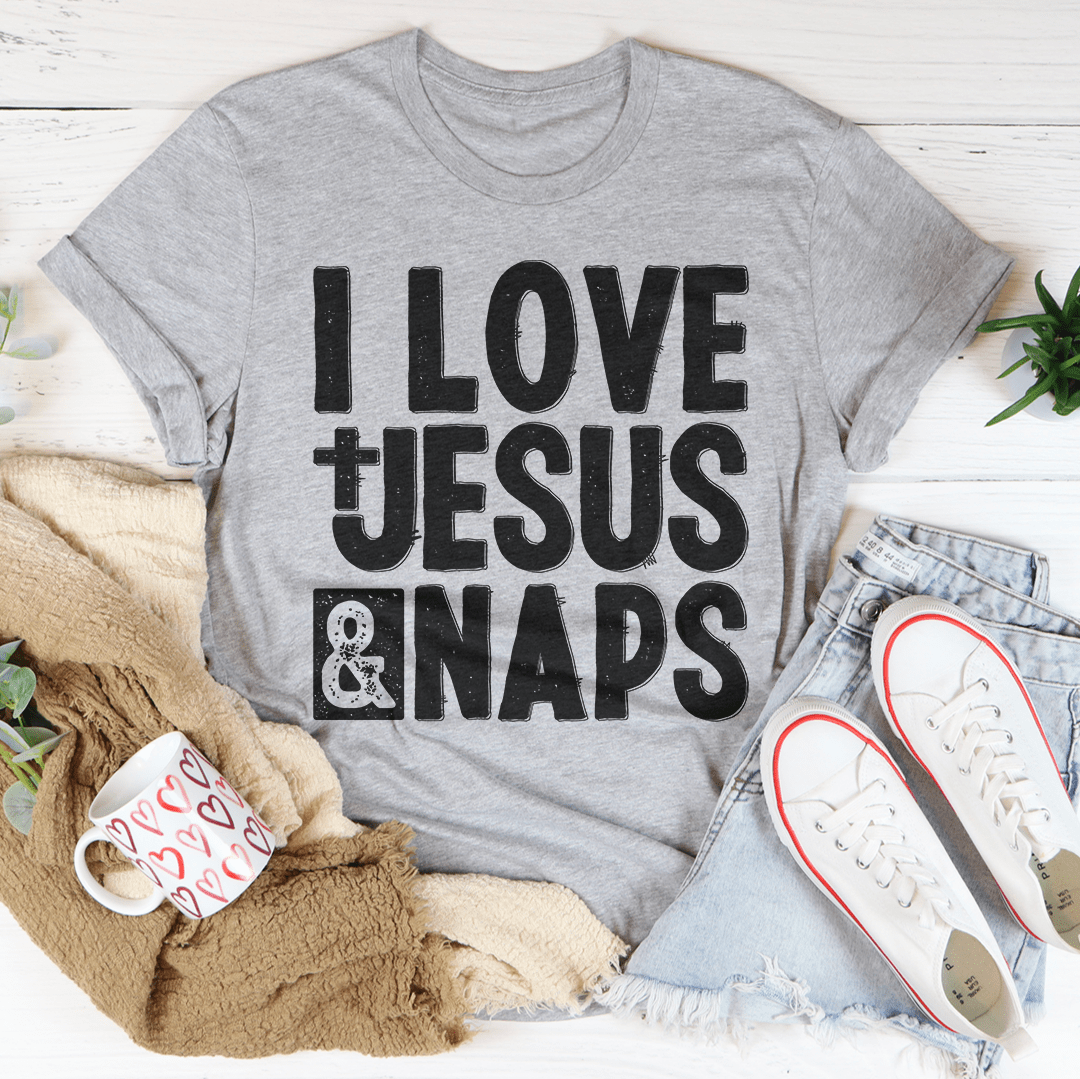 I Love Jesus & Naps Tee - Unisex/Women