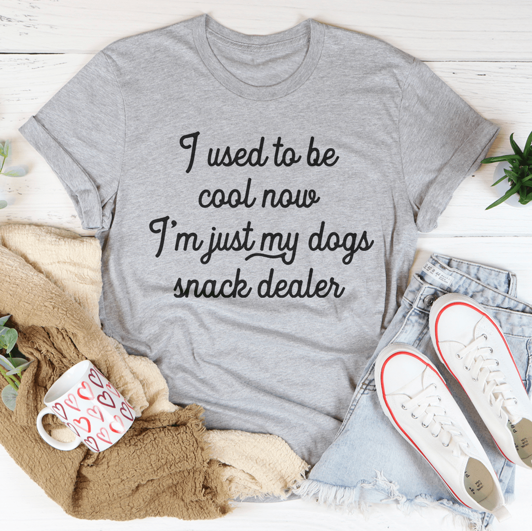 I Used To Be Cool Now I'm Just My Dogs Snack Dealer Tee - Unisex/Women