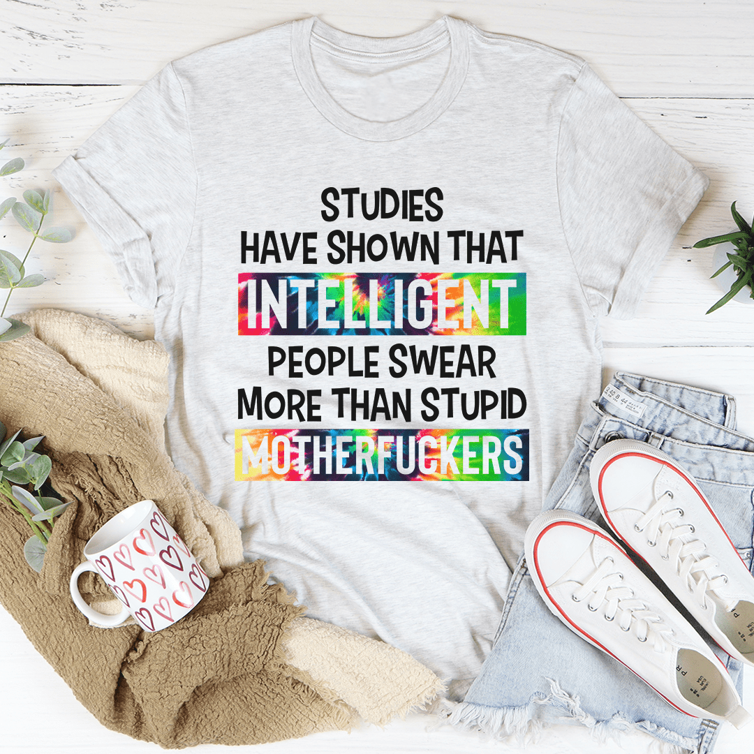 Intelligent People Swear Tee - Unisex/Women