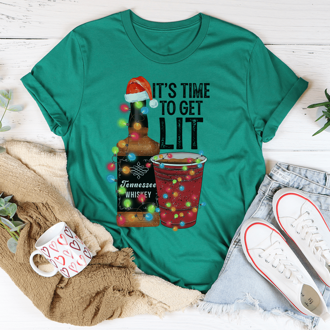 It's Time To Get Lit Tee - Unisex/Women