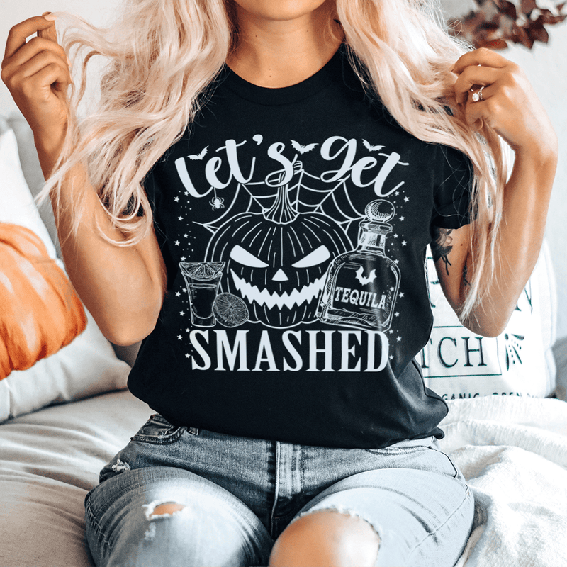 Lets Get Smashed Pumpkin Tee Peachy Sunday 4224