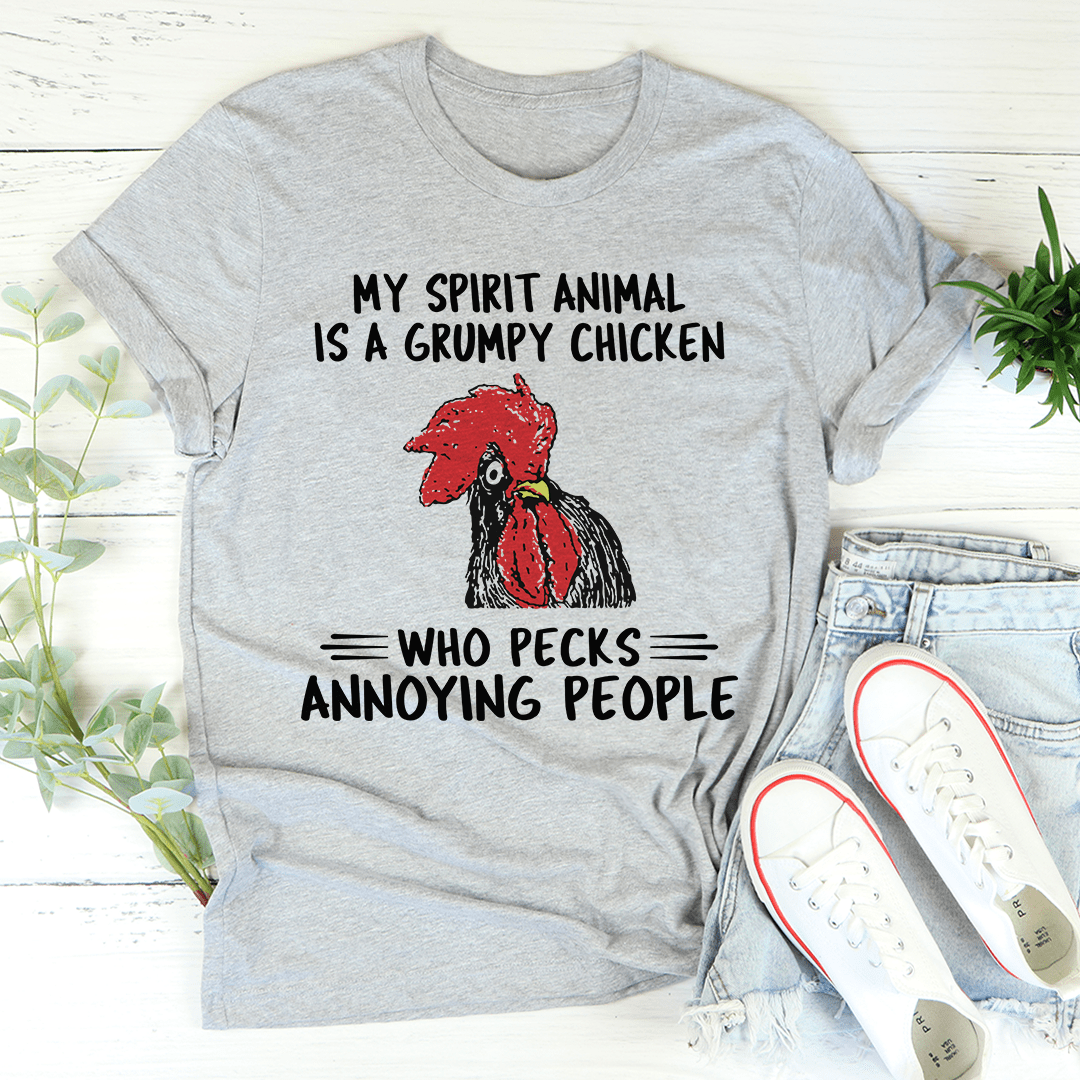 My Spirit Animal Is A Grumpy Chicken Tee - Unisex/Women