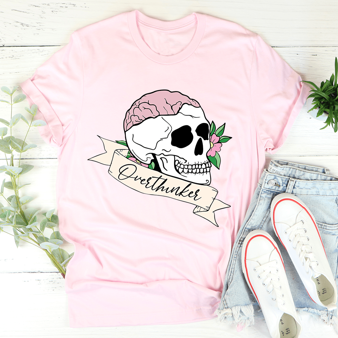 Overthinker Skull Tee - Unisex/Women