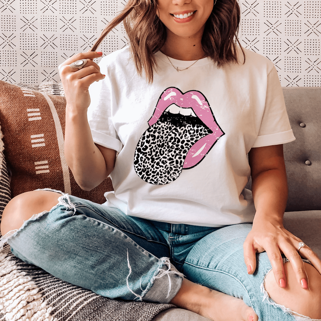 Pink Lips Tee - Unisex/Women