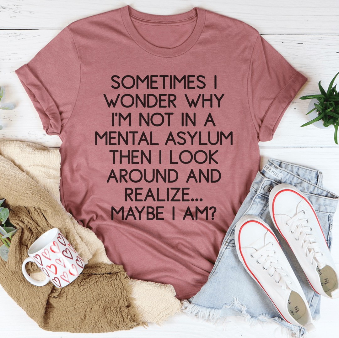 Sometimes I Wonder Tee – Peachy Sunday